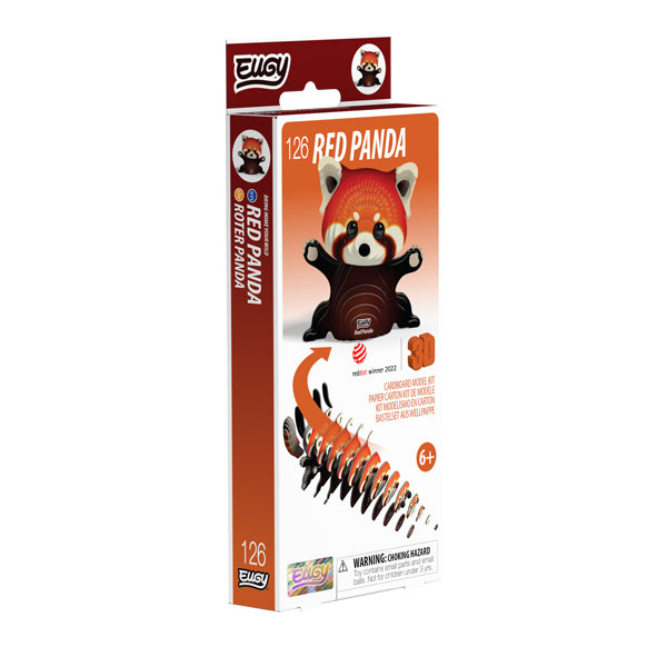 EUGY Red Panda 3D Cardboard Model Kit