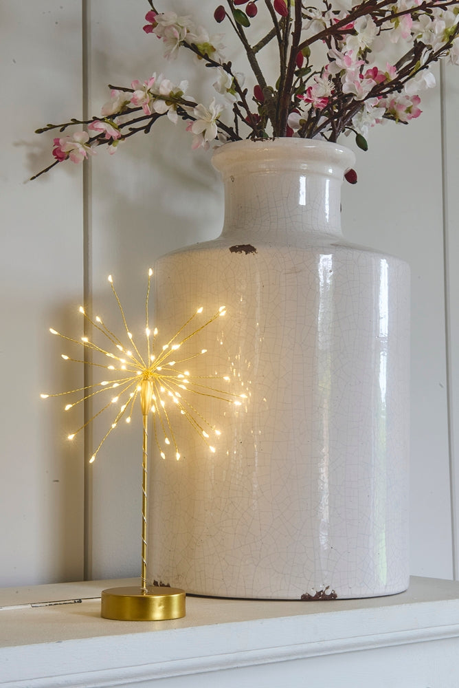 Mini Table Starburst Battery Light -Silver, Gold or Black