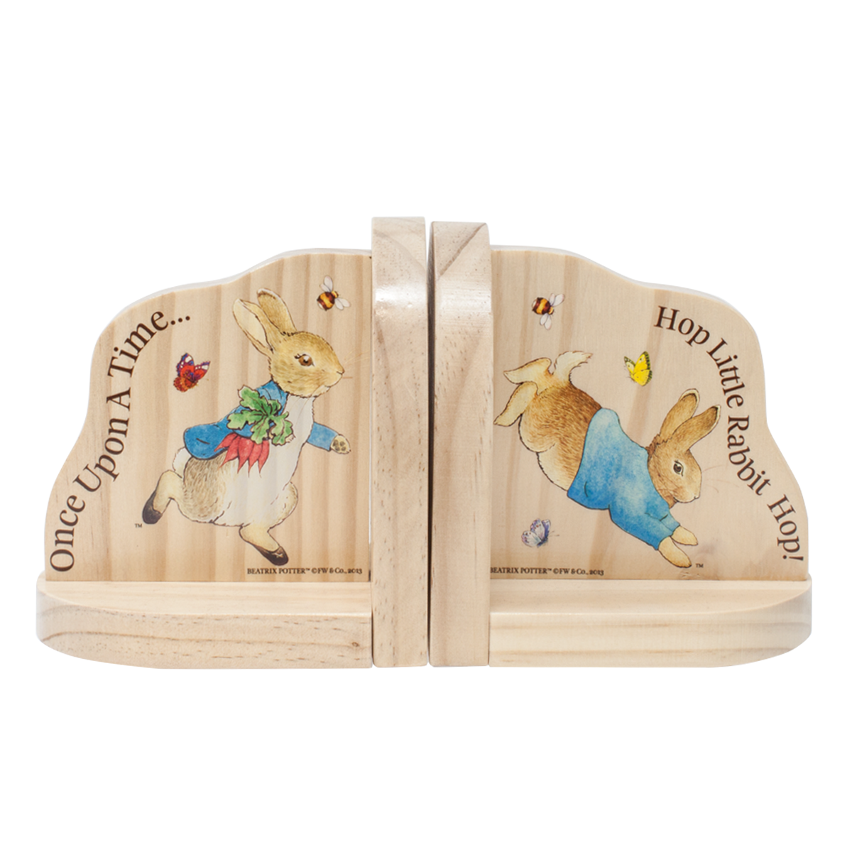 Beatrix Potter Peter Rabbit Wood Bookends