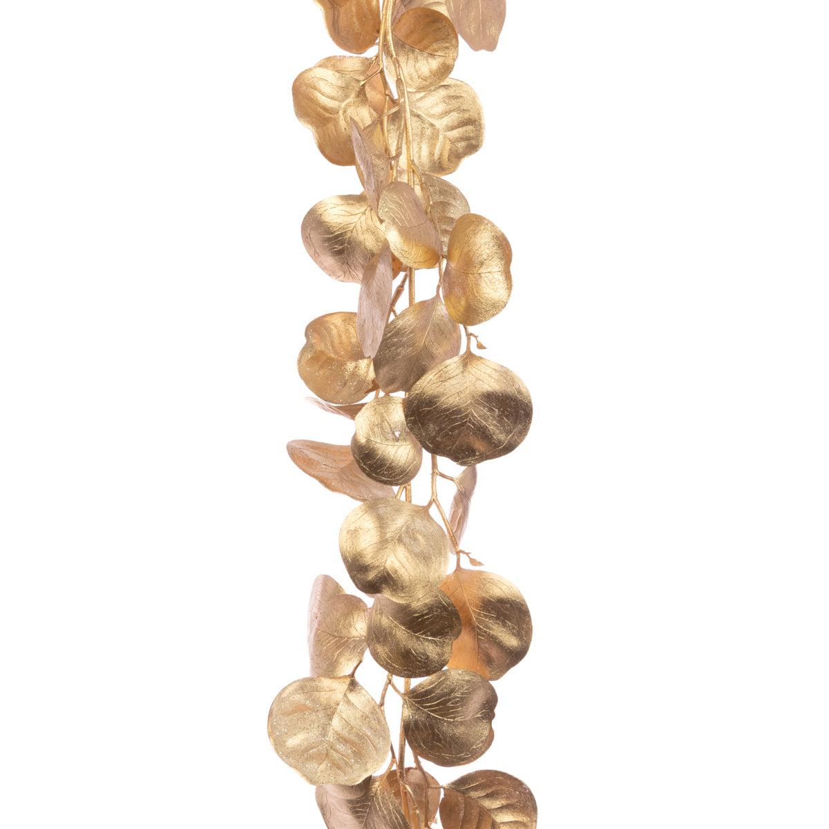 Metallic Eucalyptus Garland 180cm – Gold Christmas Garland