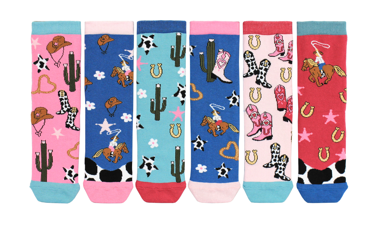 United Oddsocks Yee Haw Kids Size UK 12-5.5