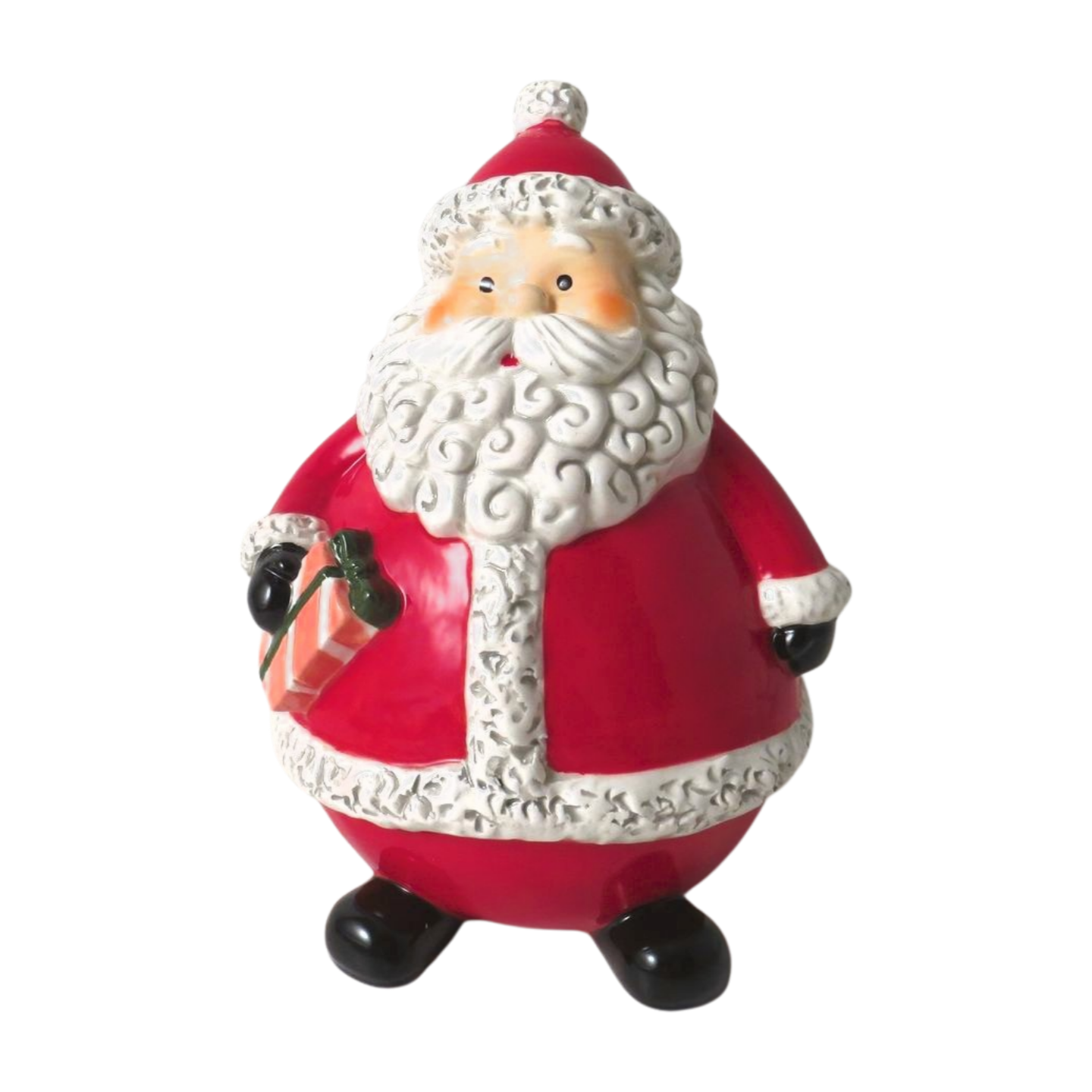 Ceramic Santa Christmas Ornament - 3 Sizes