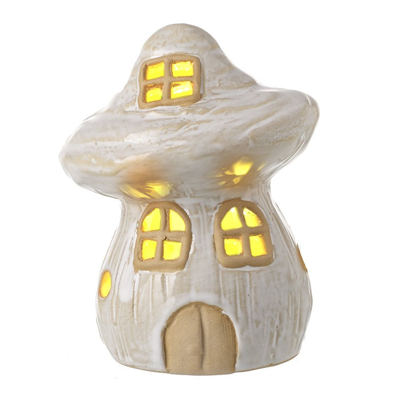 LED Ceramic Mushroom House