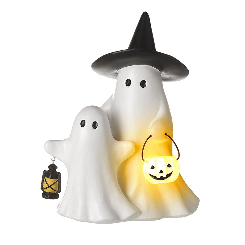 Resin Ghosts With Light Up Lantern