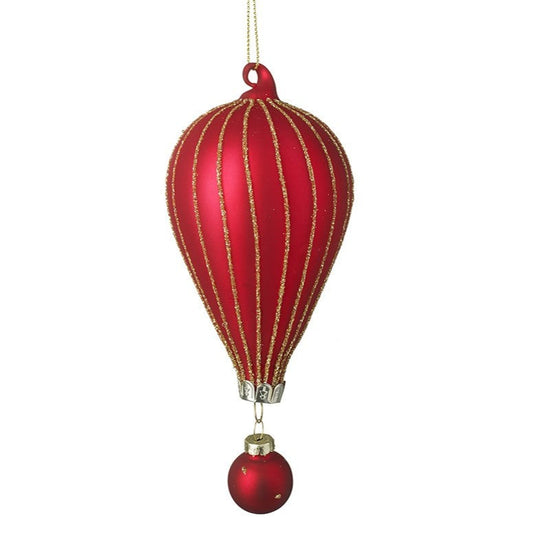 Red Glass Bauble Christmas Decoration