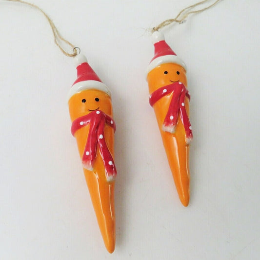 Fun Carrot Hanging Christmas Decoration