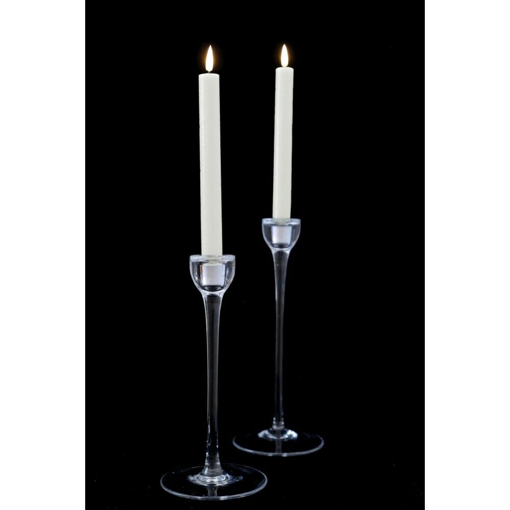 LED Chandelier Candles (Red or White) - set of 2 - Battery Powered