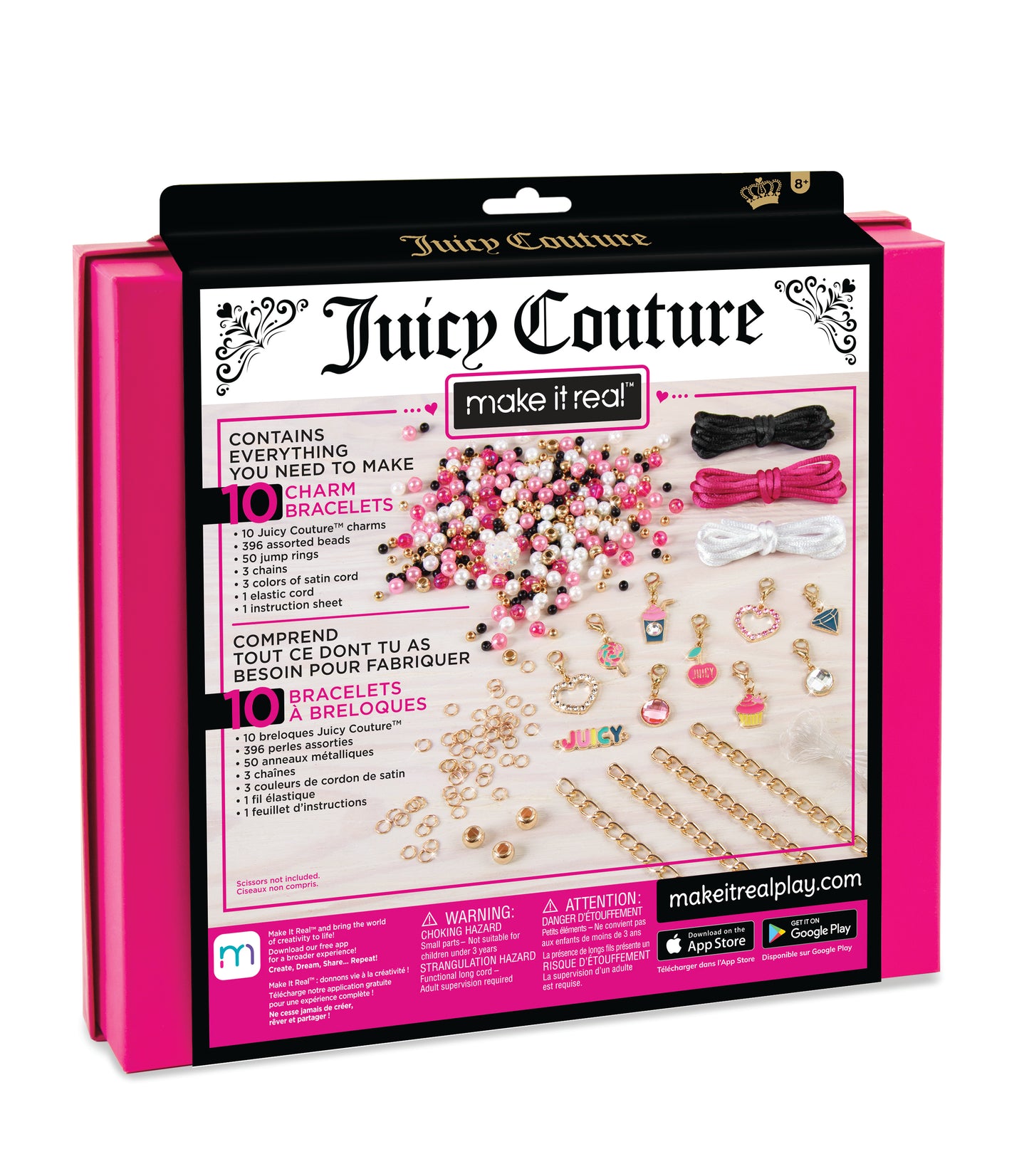 Juicy Couture Pink & Precious Bracelets