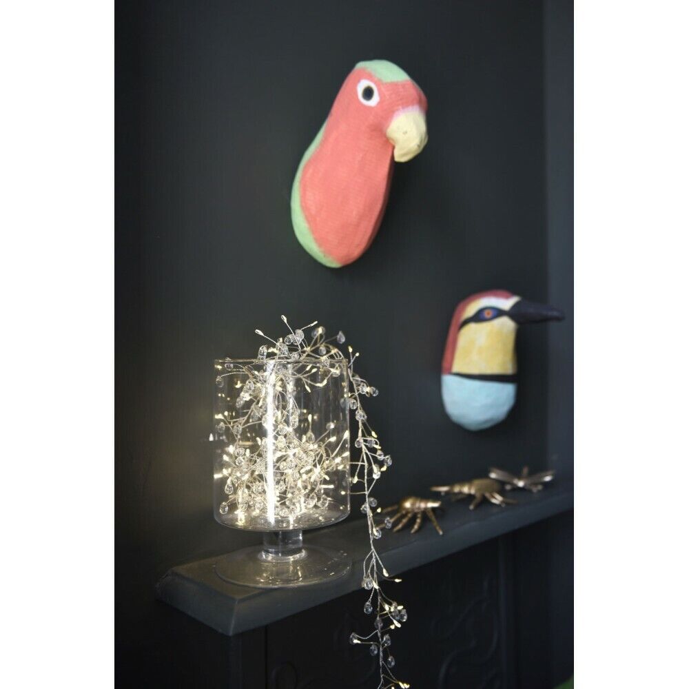 Crystal Cluster - 100 or 200 LED Indoor Light Chain - Battery or Mains Powered
