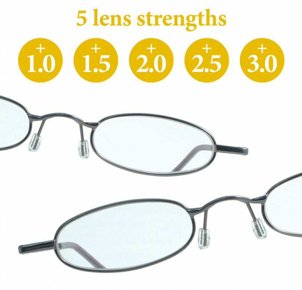 Unisex Magnifi-I Reading Glasses With Case - Different Strengths
