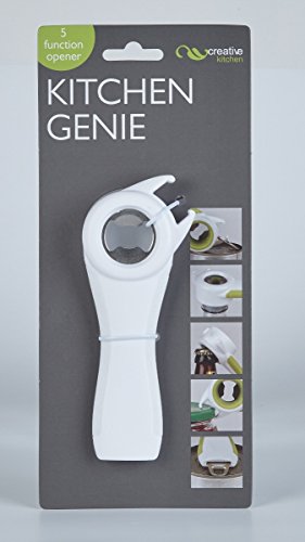 Kitchen Genie - 5 in 1 Muli Opener - Bottle Tops, Jars, Screw tops, Drinks Cans