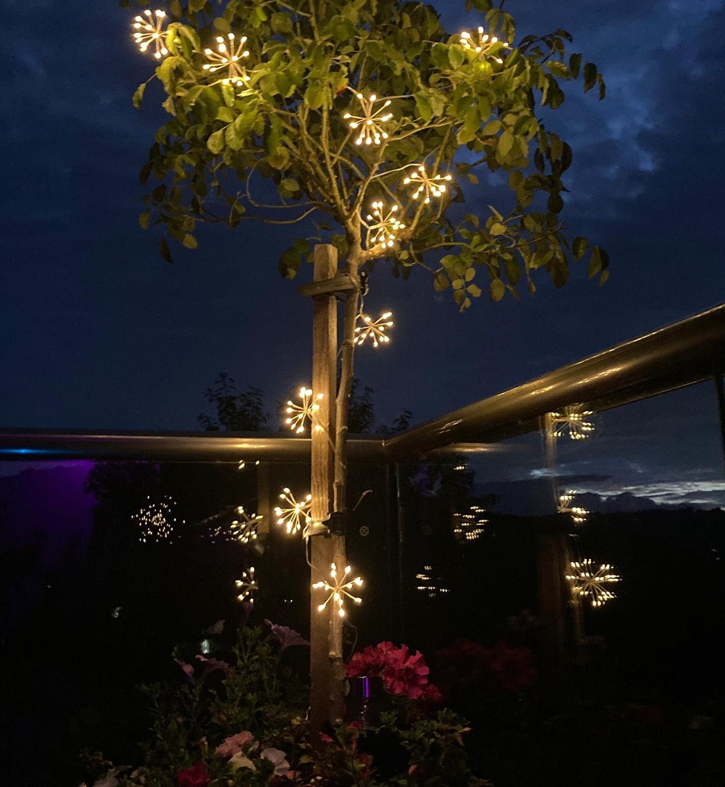 Starburst Chain Lights - Mains or Solar - Indoor or Outdoor