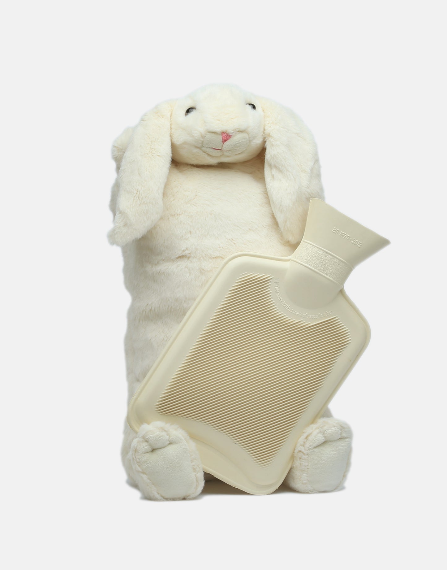 Cream Bunny Hot Water Bottle Cover / PJ Case