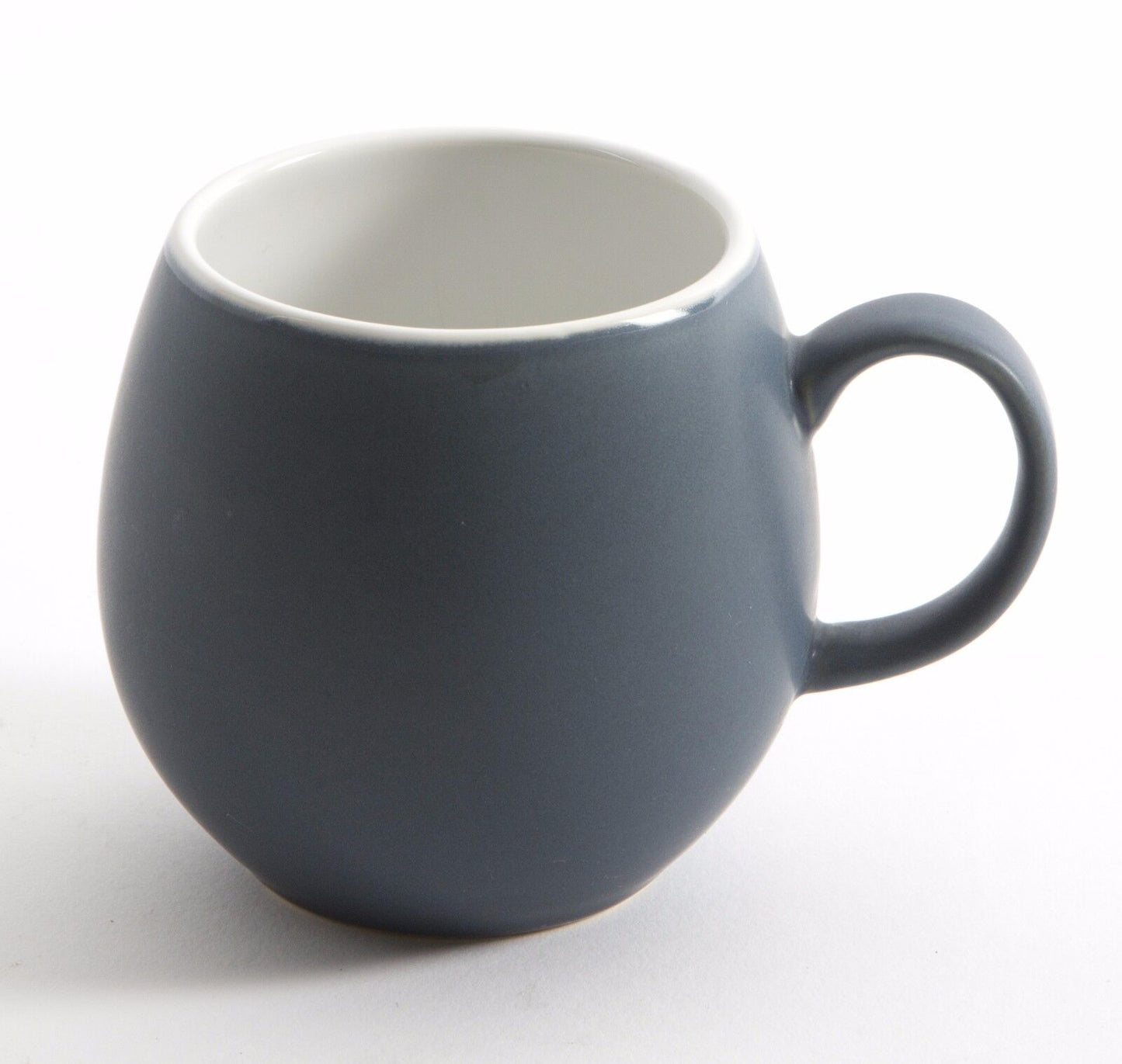 Set of 2 or 4 London Pottery Pebble Mugs - Slate Blue or Gloss Black