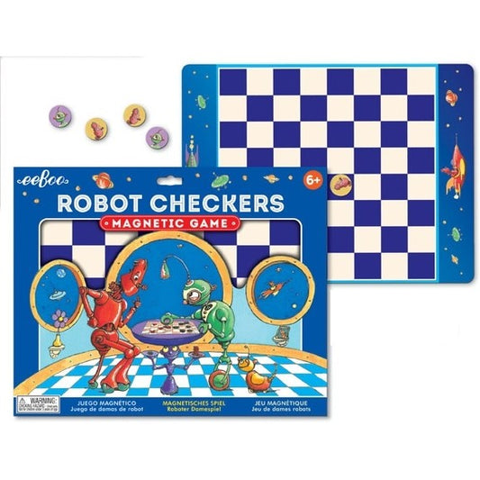 eeBoo Magnetic Game Robot Checkers