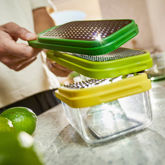 Joseph Joseph Multi-Grate & Store 3-in-1 Grater Set with Storage Container