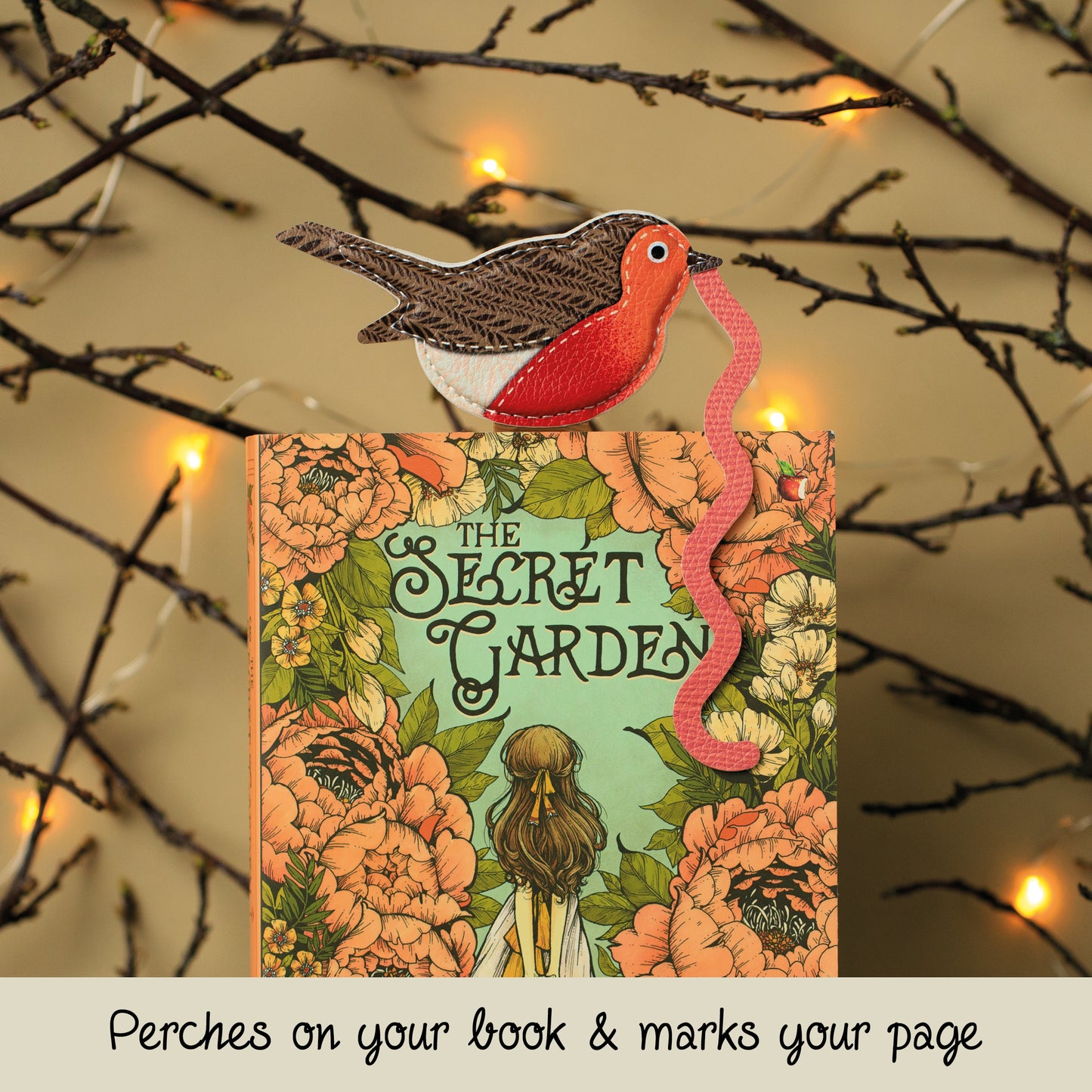 Robin Early Bird Catches The Bookworm Bookmark