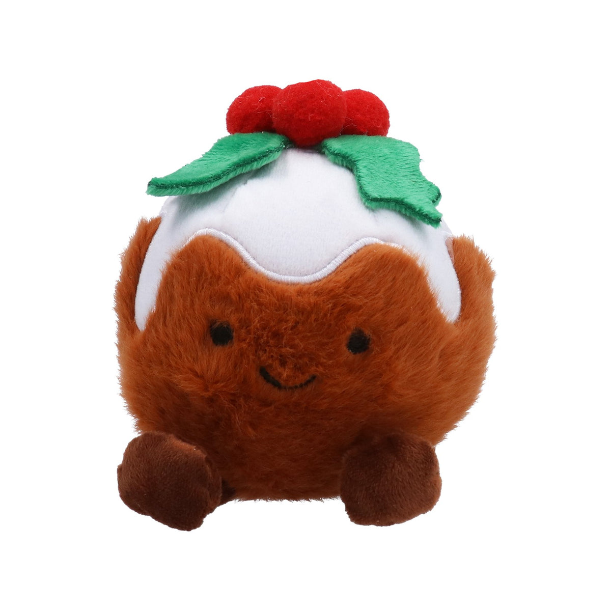 Gisela Graham Happy Christmas Pudding Plush Toy 14cm