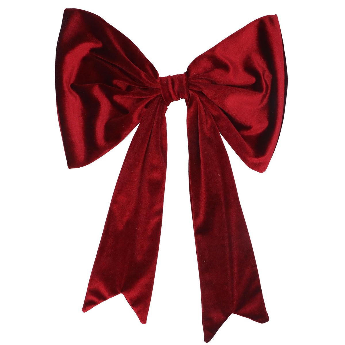 Gisela Graham Large Burgundy Velvet Christmas Bow 48cm