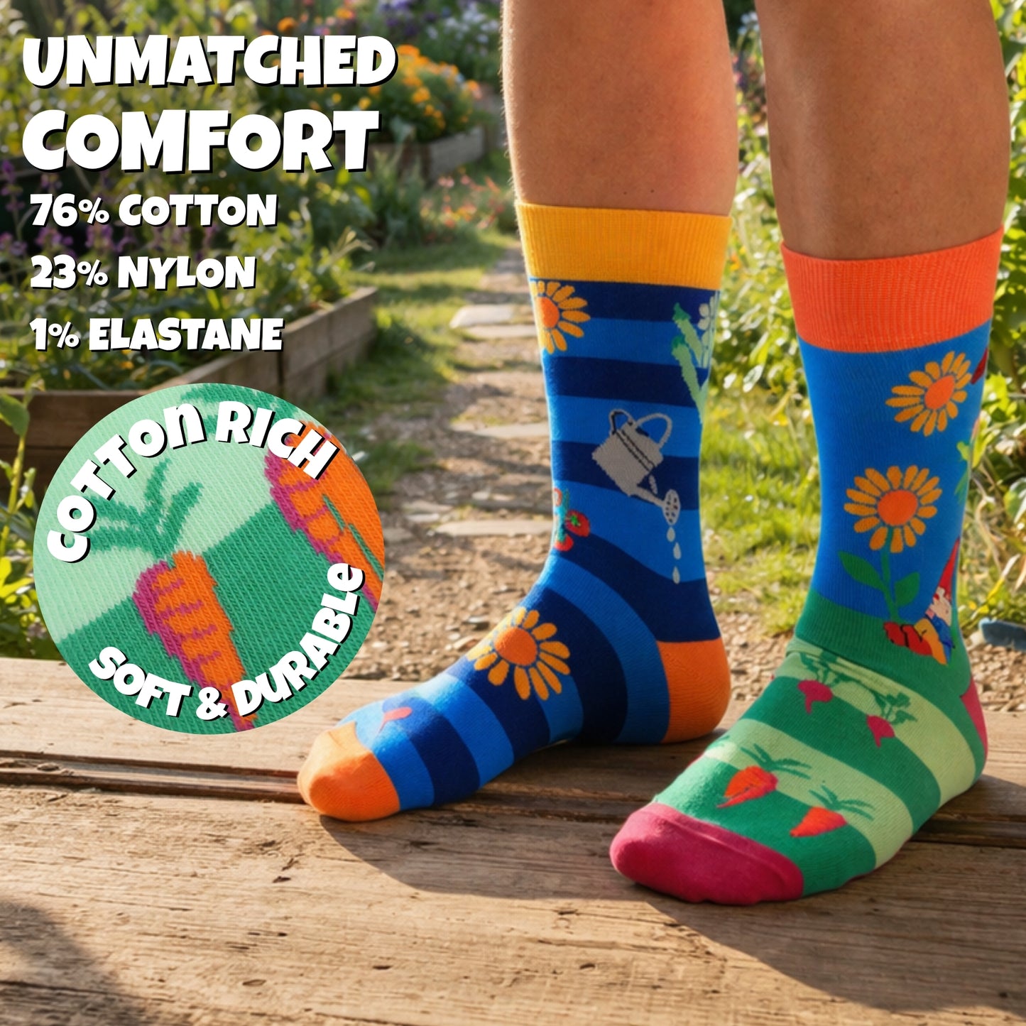 United Oddsocks JUST DIG IT - Men's Socks - UK Sizes 6 - 11