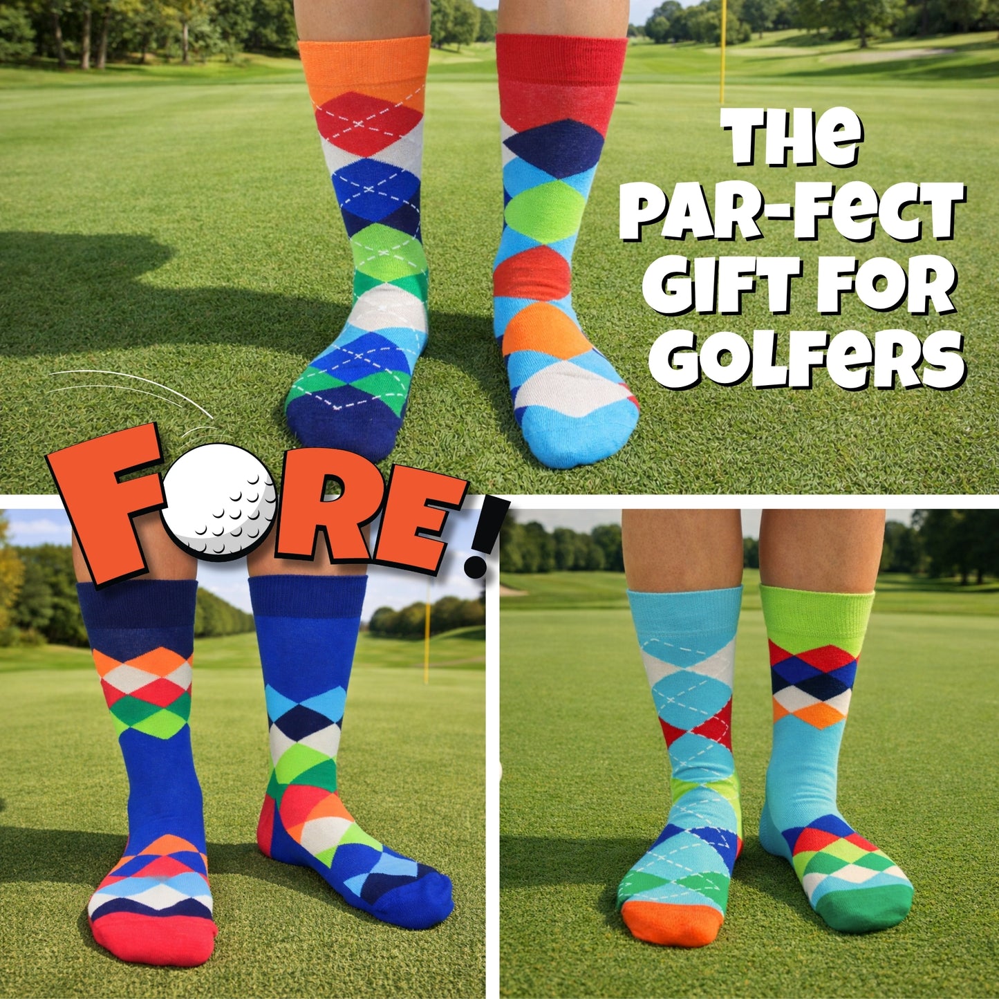 Men's Fore Golf Socks UK 6 - 11