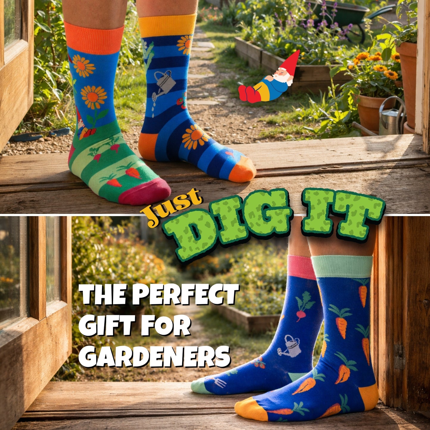 United Oddsocks JUST DIG IT - Men's Socks - UK Sizes 6 - 11