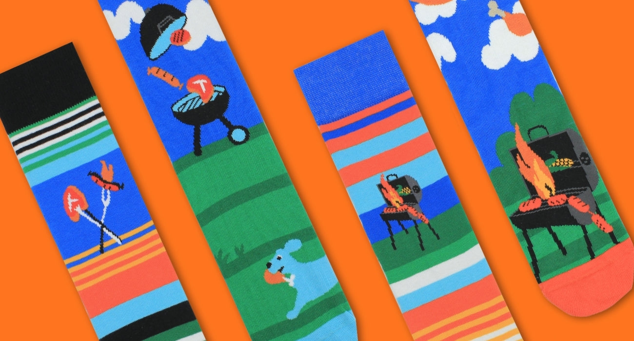 United Oddsocks GRILL IT - Men's Socks - UK Sizes 6 - 11