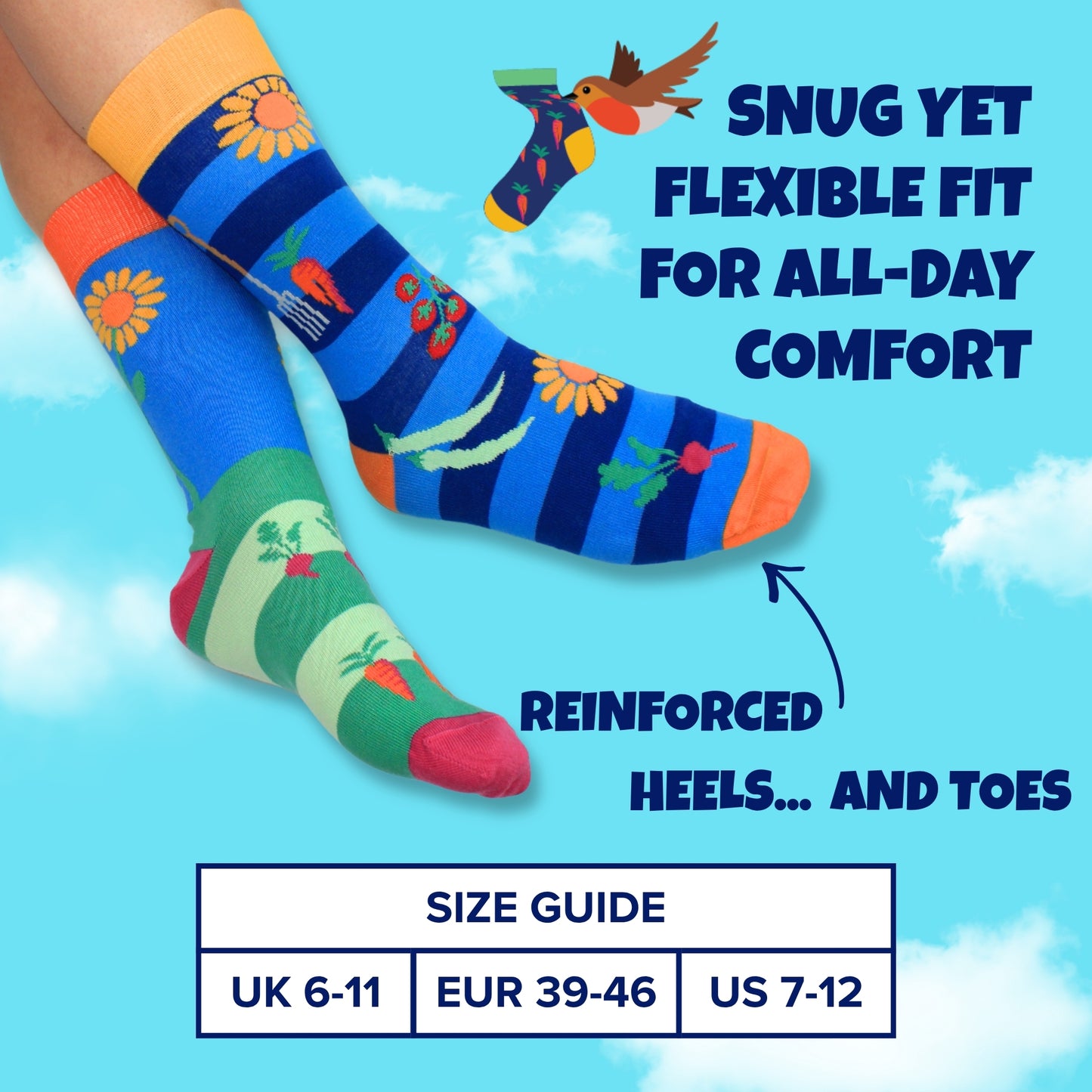 United Oddsocks JUST DIG IT - Men's Socks - UK Sizes 6 - 11