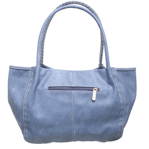 Bessie London Button Bag - Navy