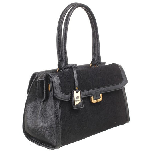 Bessie London Tote Handbag in Black
