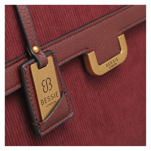 Bessie London Tote Handbag in Black