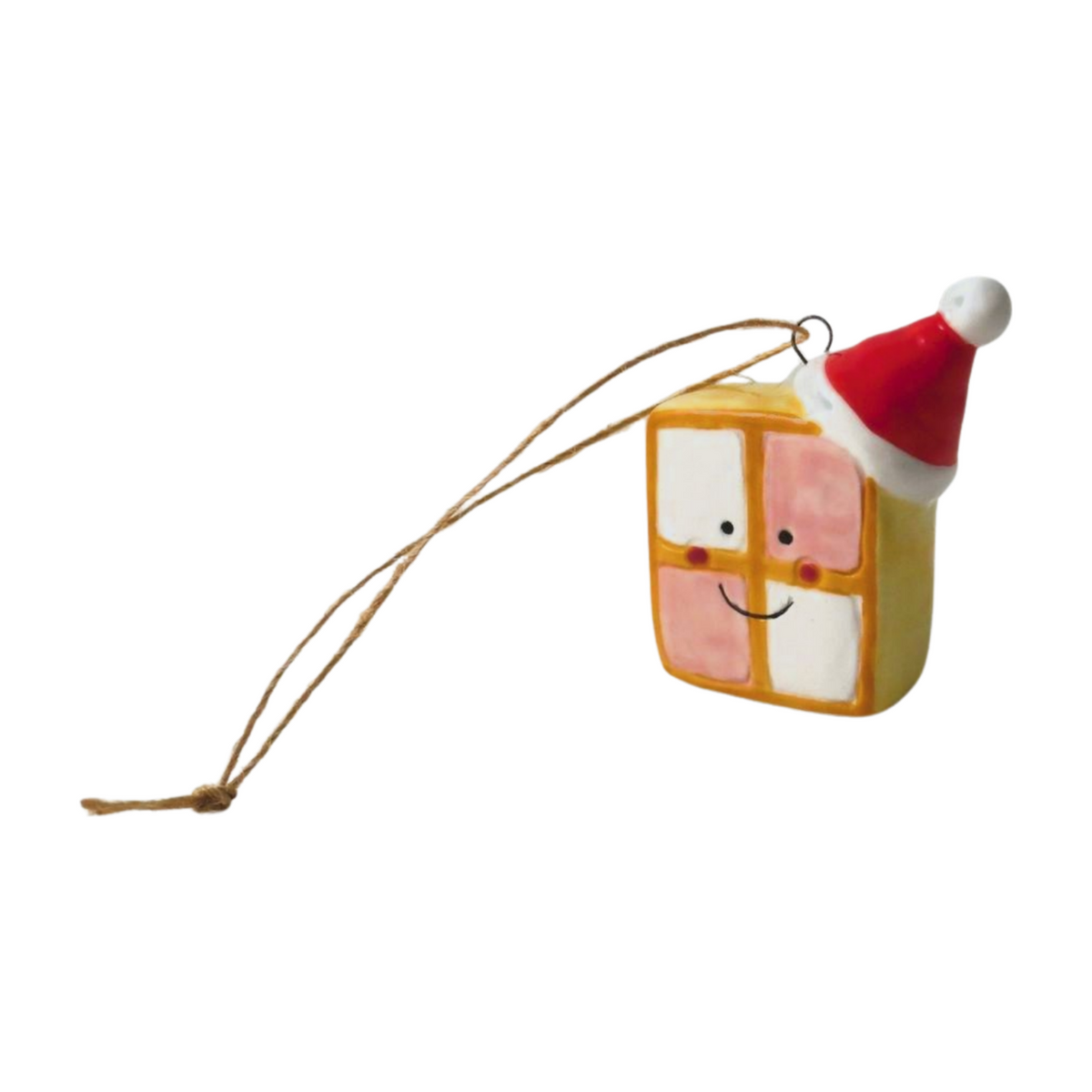 Battenberg Cake Christmas Tree Decoration