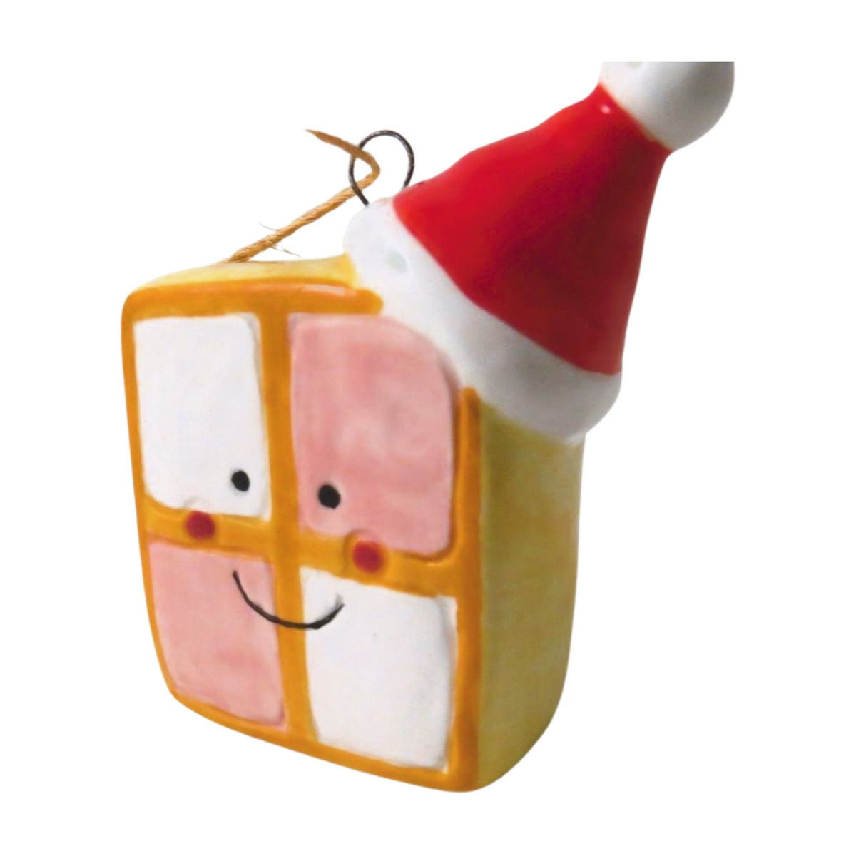 Battenberg Cake Christmas Tree Decoration