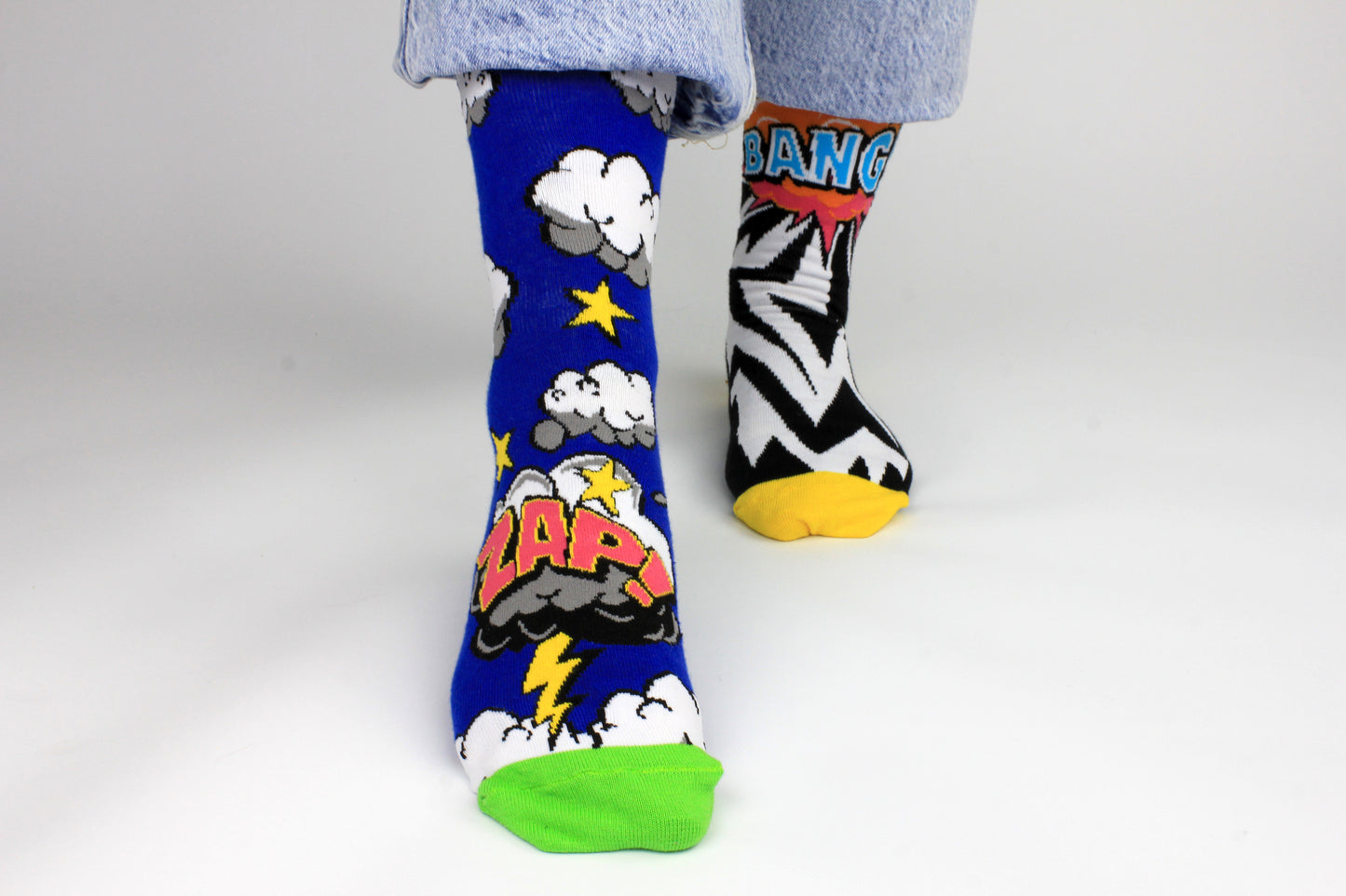 United Oddsocks Mighty Comic Oddsocks 6 Odd Socks Gift Box