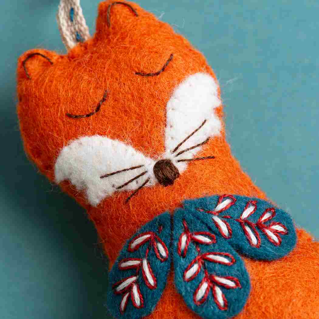 Corinne Lapierre Folk Fox Felt Craft Mini Kit