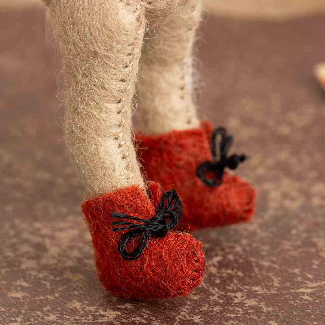 Corinne Lapierre Folk Embroidered Aviator Felt Craft Mini Kit