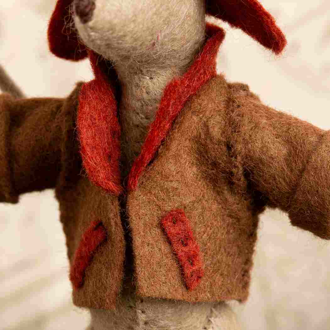 Corinne Lapierre Folk Embroidered Aviator Felt Craft Mini Kit