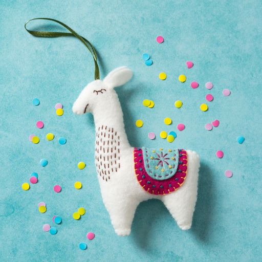 Corinne Lapierre Llama Felt Craft Mini Kit