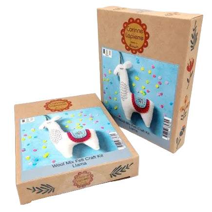 Corinne Lapierre Llama Felt Craft Mini Kit