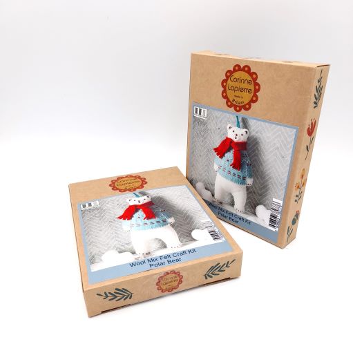 Corinne Lapierre Polar Bear Felt Craft Mini Kit