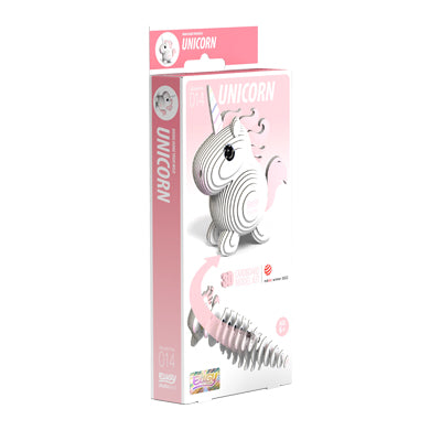 EUGY Unicorn 3D Cardboard Model Kit