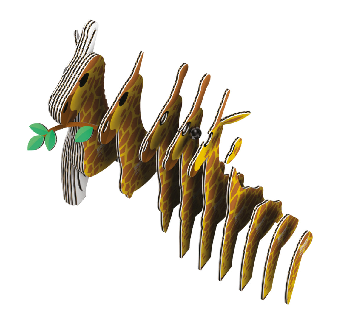 EUGY Giraffe 3D Cardboard Model Kit
