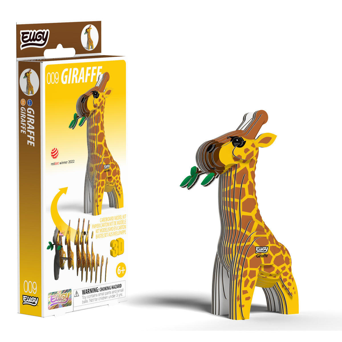 EUGY Giraffe 3D Cardboard Model Kit
