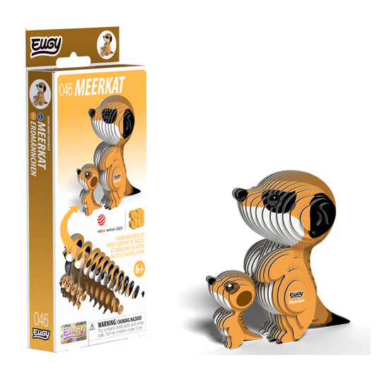 EUGY Meerkat 3D Cardboard Model Kit