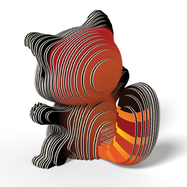 EUGY Red Panda 3D Cardboard Model Kit