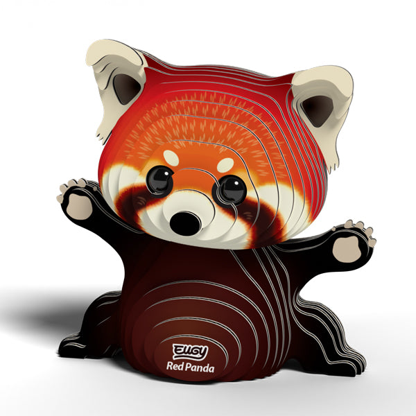 EUGY Red Panda 3D Cardboard Model Kit
