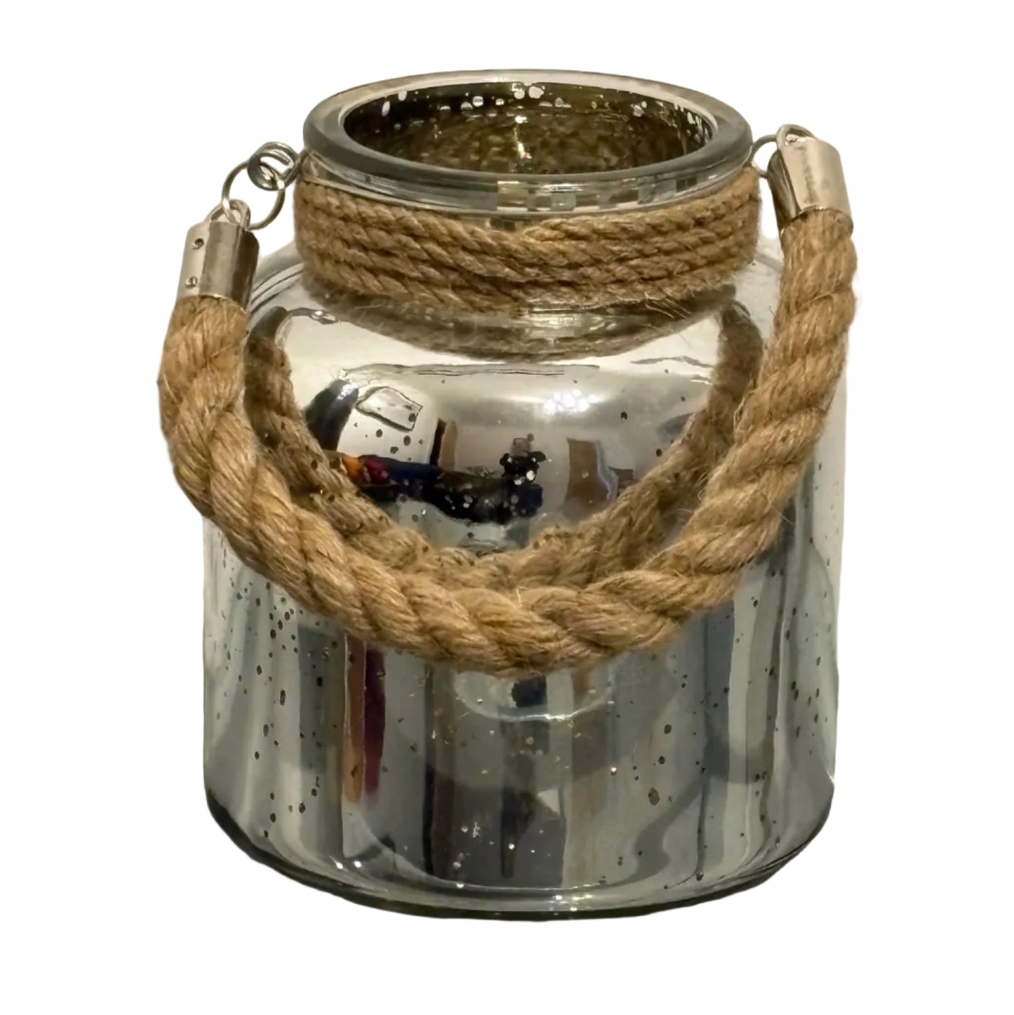 Hurricane Holder With Rope Handle 14x16cms