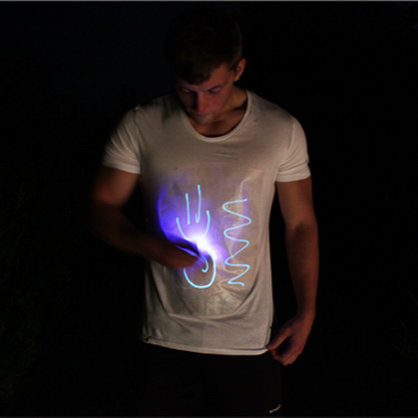 Illuminated Apparel Original Interactive Glow in The Dark T-Shirt