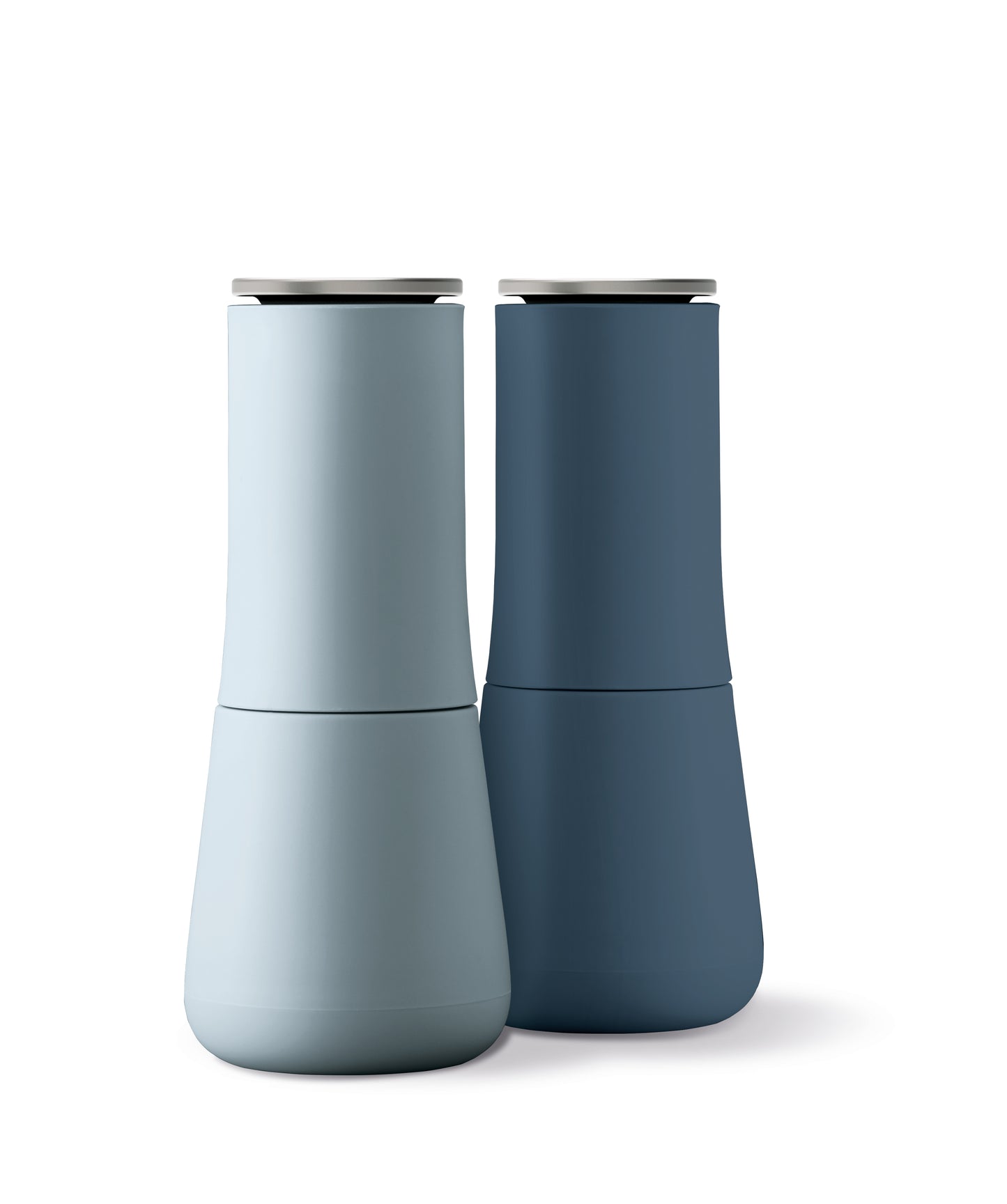 Joseph Joseph Milltop Blue Non-Spill Salt and Pepper Mill Set