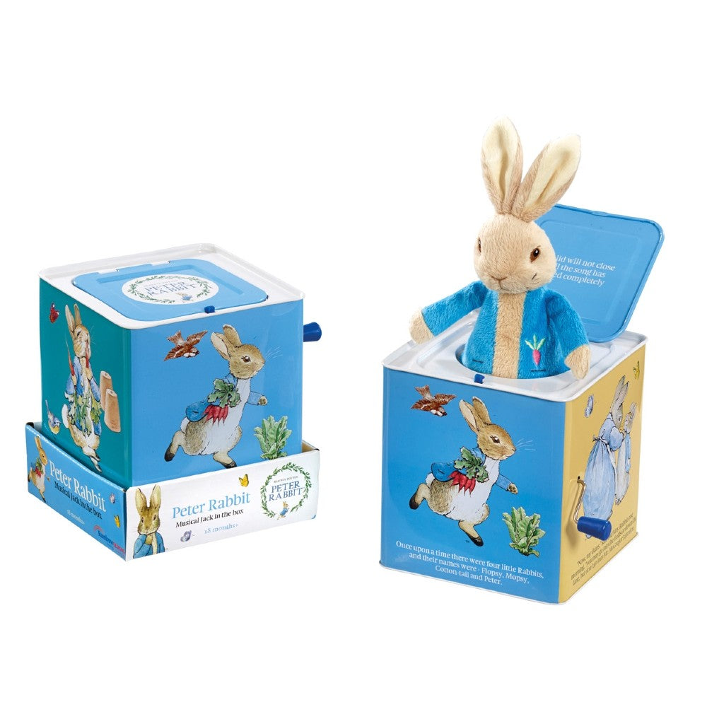 Peter Rabbit Musical Jack in the Box – Tiger Bay Gifts Ltd
